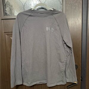 Timberland Men's Charcoal Long Sleeve Tee